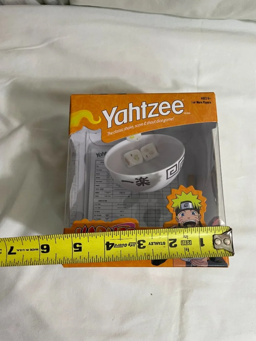 Naruto Shippuden Yahtzee Dice Game Complete Collectible Edition 2022 USAopoly